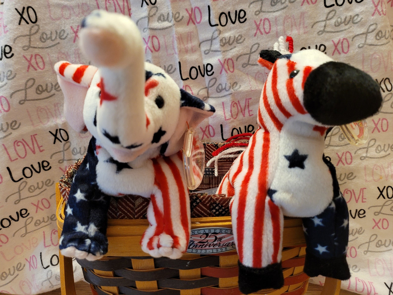 TY Lefty and Righty Beanie Babies Etsy