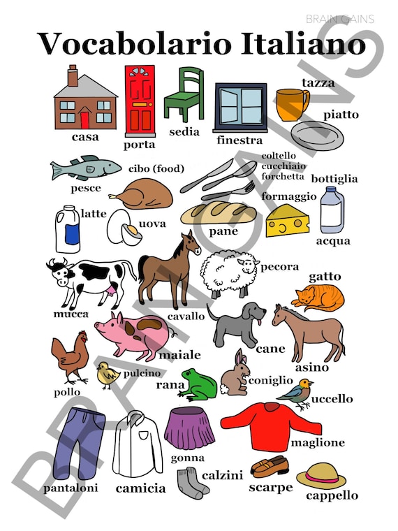 Vocabolario Abbigliamento Con L Vocabolario Italiano Vocabolario