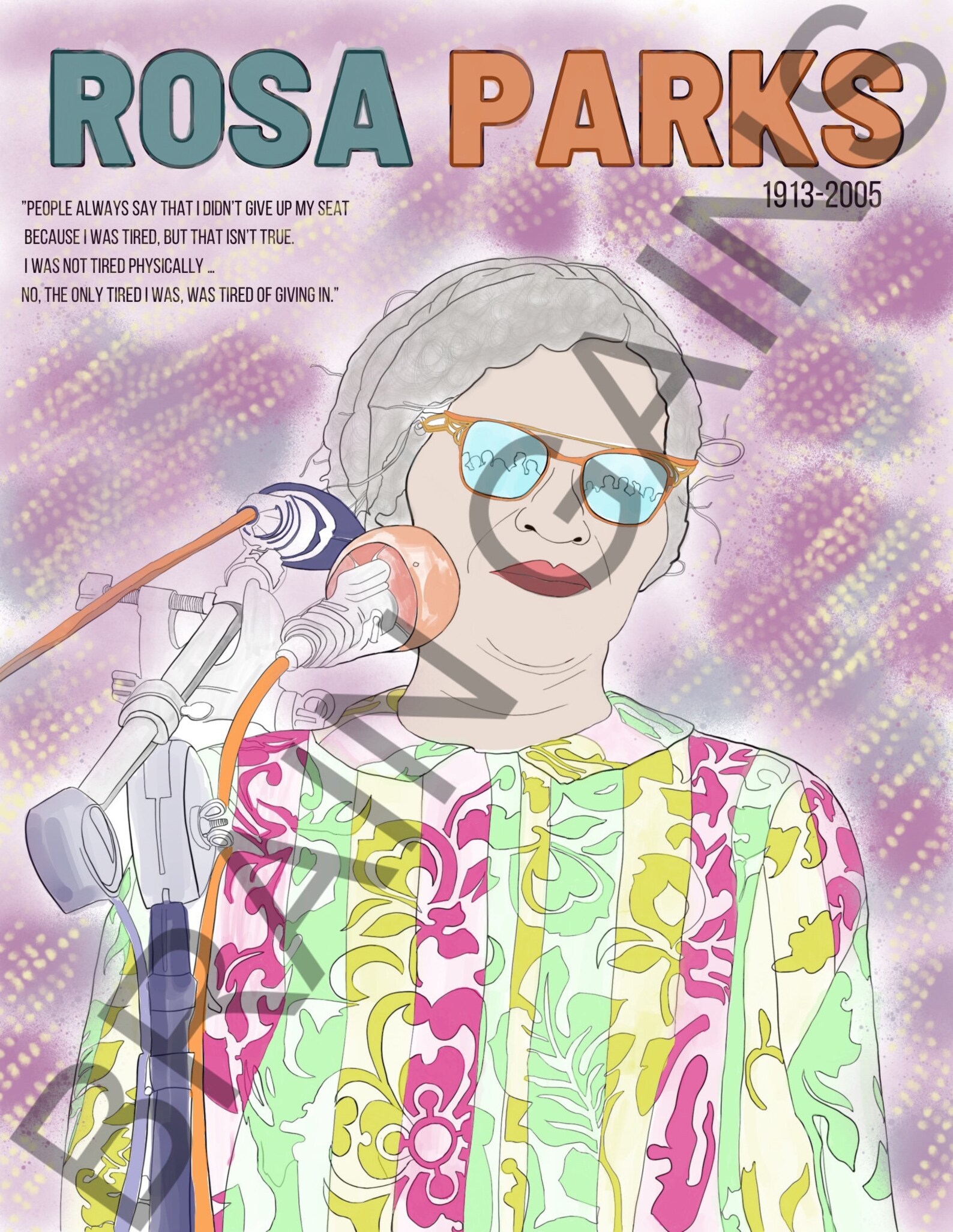 Rosa Parks Coloring Page Digital Download Printable brave - Etsy