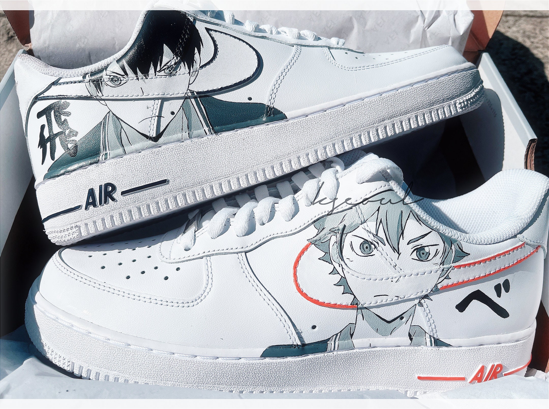 Air Force 1 Inspired Shoes NOT AF1, Perfect Anime Sneakers Low Tops for  Anime Fans, Birthday Gifts, Anime Decoration and Anime Style - Etsy