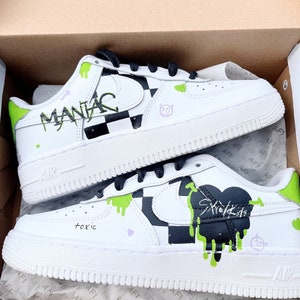 straykids 'maniac' inspired custom shoes