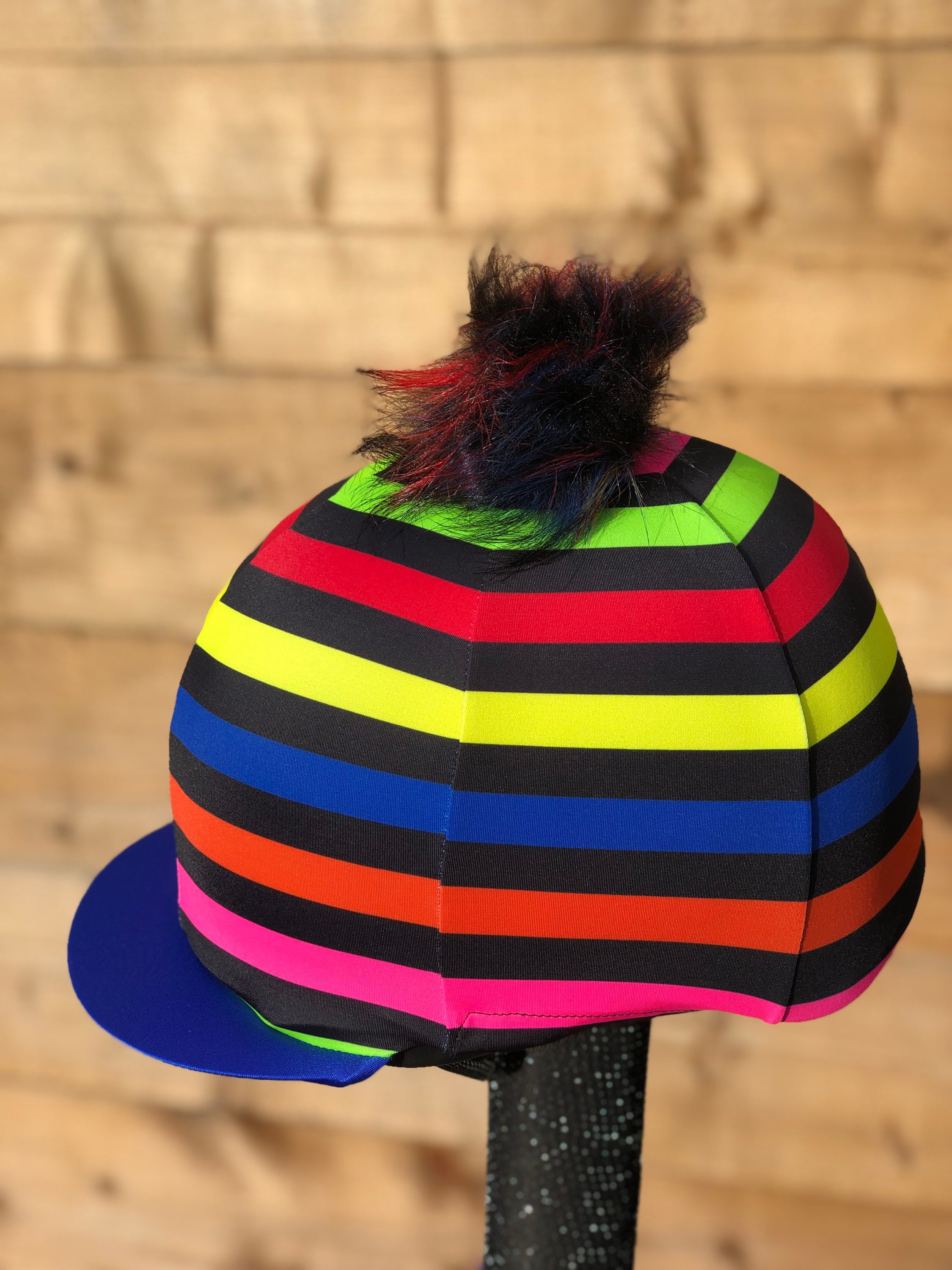 Riding Hat Silk Cover Stripes Full 