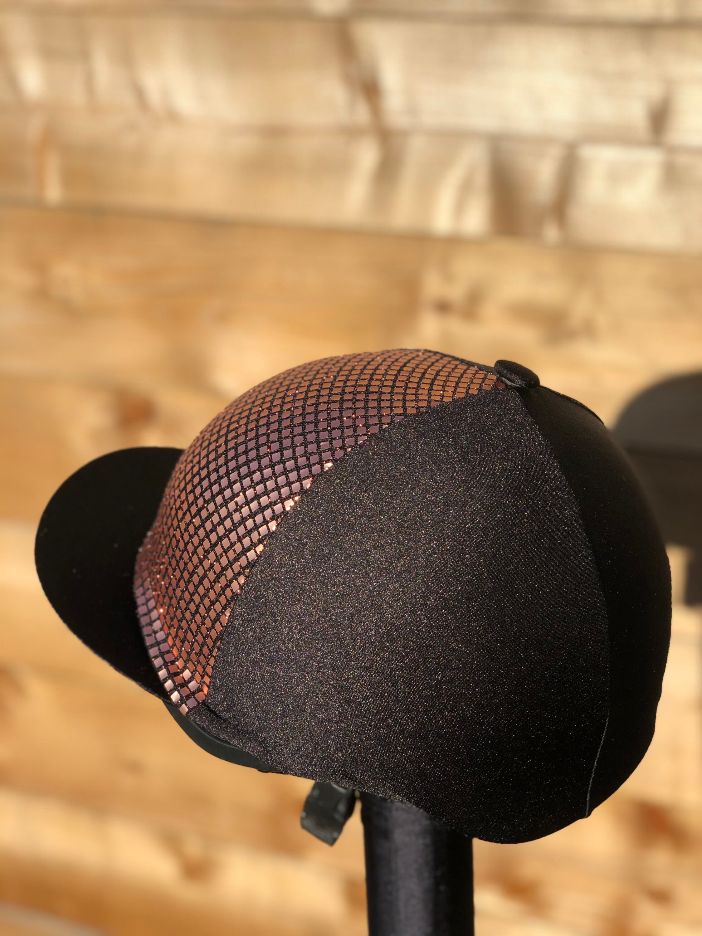 Horse Riding Helmet Hat Silk Bronze Glitz . Skull Cap or Etsy