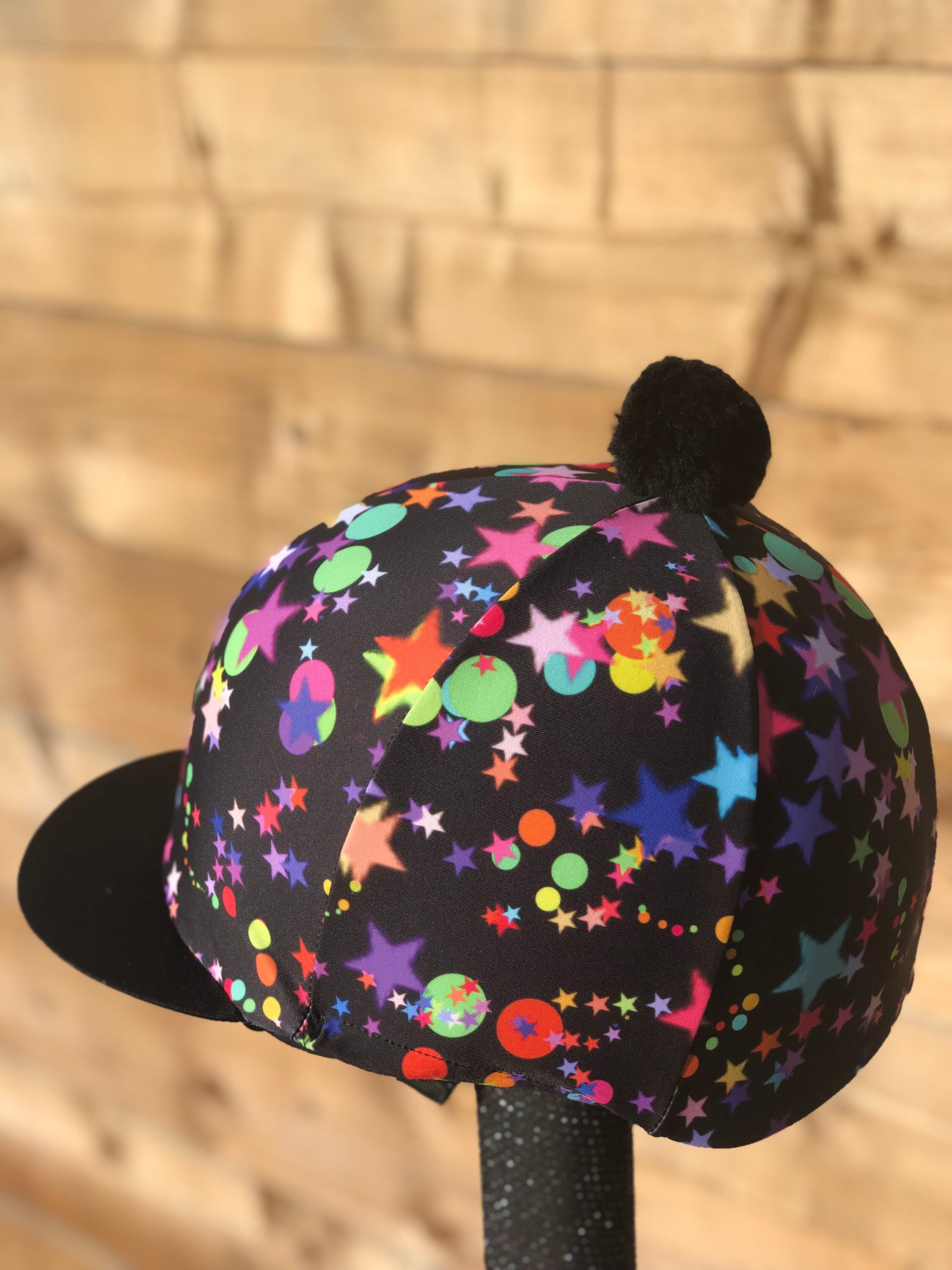 Riding Hat Silk Cover Night Sky Full 