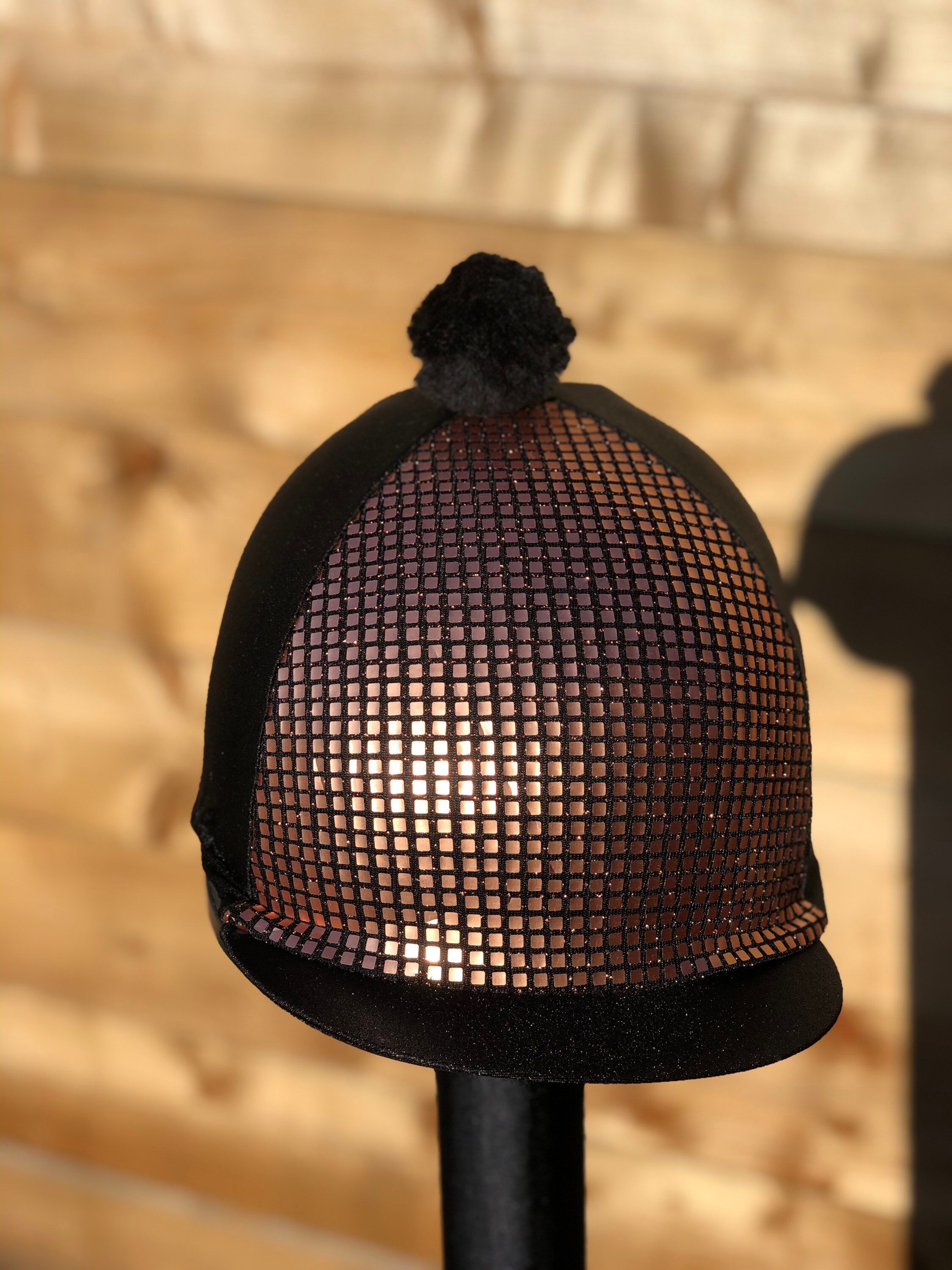 Horse Riding Helmet Hat Silk Bronze Glitz . Skull Cap or Etsy