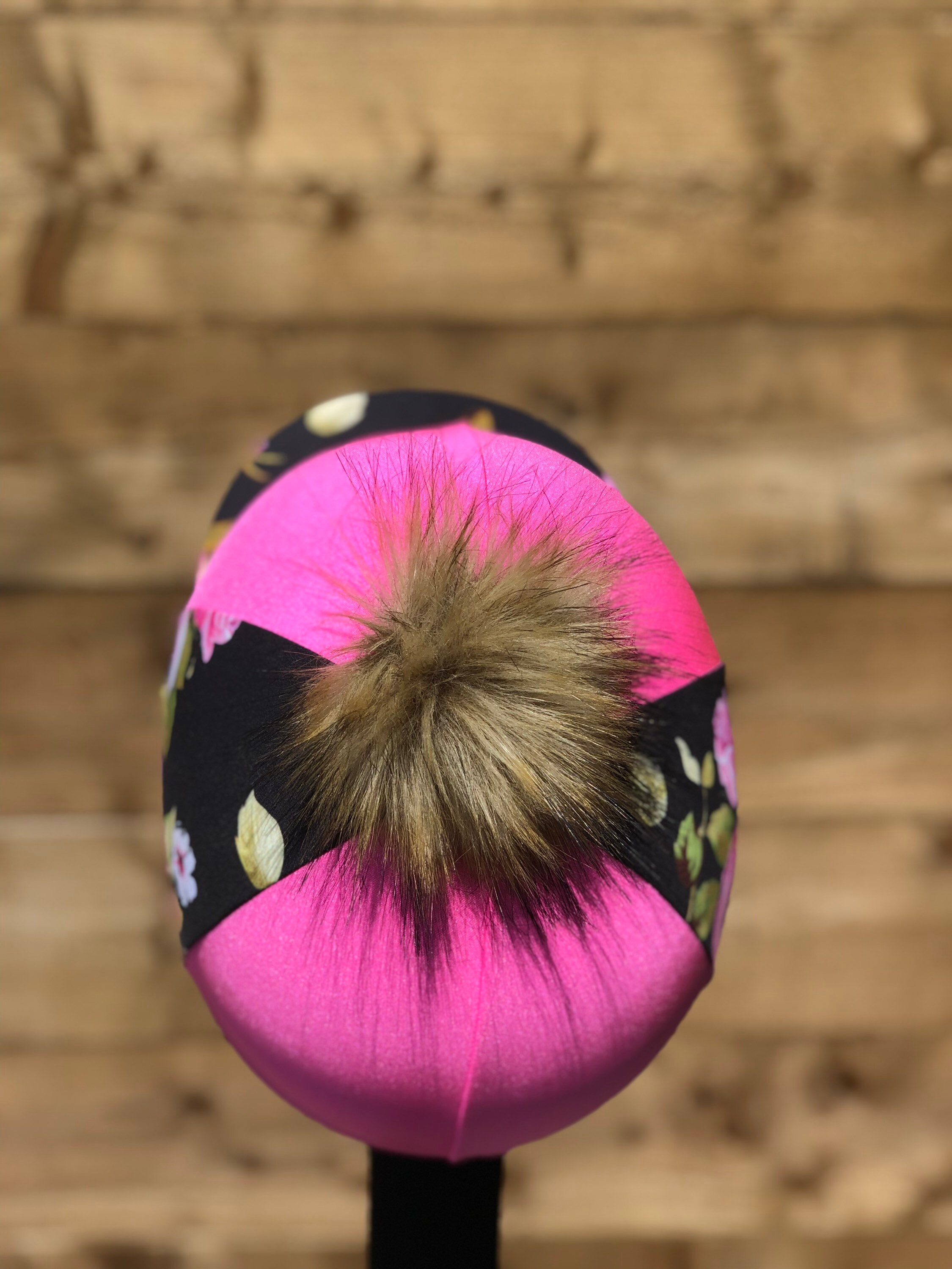 Horse Riding Helmet Hat Silk Cover Rose Hot Pink - Etsy
