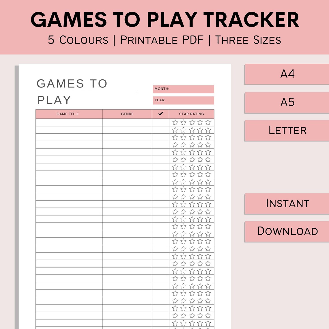 Playing Tracker Games to Play Tracker | Video Game Journal | Gamer Log | Board Games ...