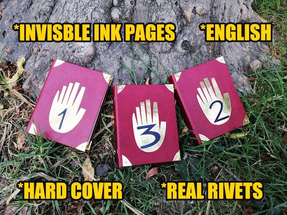 Gravity Falls 123 Diary Collection With Invisible Ink | Etsy