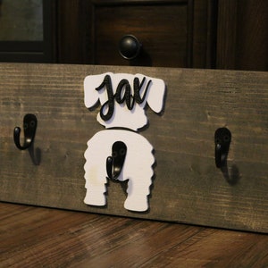 Dog Butt Leash Holder, Wooden Leash Holder, Dog Leash Holder Sign, Wooden Dog Sign, Leash Holder, Dog Leash
