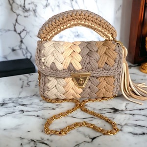 Hand woven Bag/Handmade Bag/Multi Color Bag/Luxury Bag/Colorful Bag/Knitted Bag/Shoulder Bag/Designer Bag/Black Bag/Crochet Bag/Women&#39;s Bag