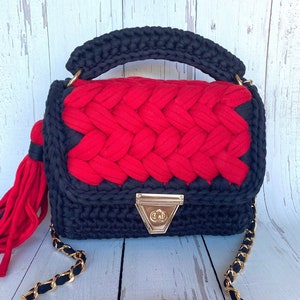 Multi Color Bag/Hand Woven Bag/colorful bag/handmade bag/crochet bag/knitted  Bag/designer Bag/Luxury Bag/Shoulder Bag/Women&#39;s Bag
