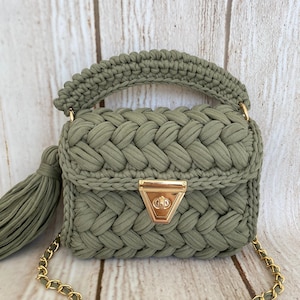 Sac tissé à la main/sac fait main/sac au crochet/sac en tricot/sac tricoté à la main/sac de luxe/sac pour femme/sac de créateur/sac noir/sac à bandoulière