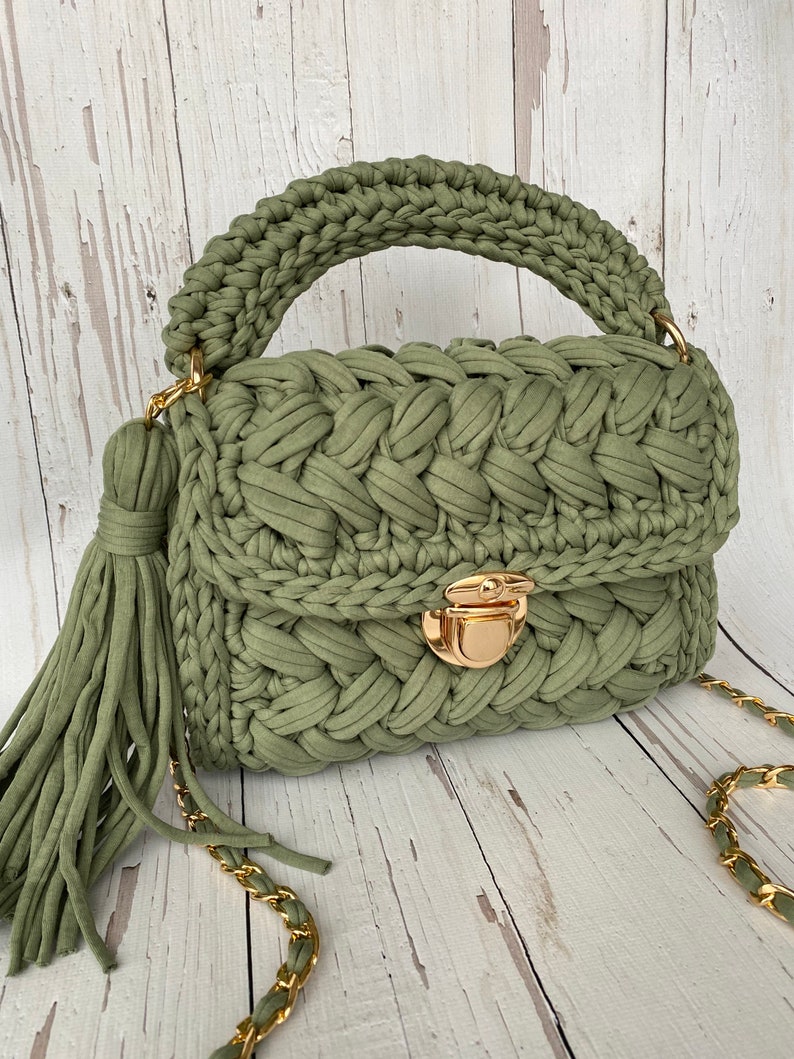 Hand Woven Bag/handmade Bag/crochet Bag/knitted Bag/hand - Etsy