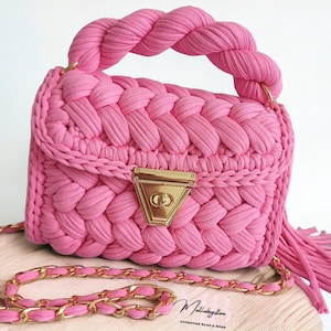 Multi Color Bag/Crochet bag/Hand woven bag/handmade bag/colorful bag/knitted  Bag/designer Bag/Luxury Bag/Shoulder Bag/Women&#39;s Bag