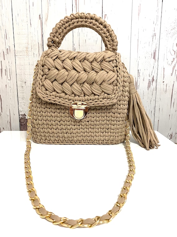 Hand Woven Bag/handmade Bag/crochet Bag/knitted Bag/hand