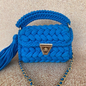 Capri Luxus Tasche/Häkeltasche/Stricktasche/Handgestrickte Tasche/Frauentasche/Designer Tasche/handgefertigte Tasche/Schultertasche
