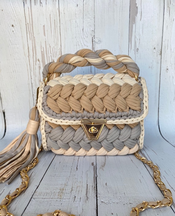 Hand Woven Bag Handmade Bag Crochet Bag Knitted Bag Hand Knitted Bag Luxury Bag Women s Bag Designer Bag Black Bag Shoulder Bag