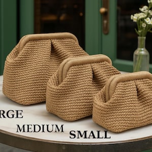 Häkeln Raffia Tasche, Sommer Beutel Tasche, Raffia Wolke Tasche, Handgemachte Tasche, Korb Strand Clutch, Party Handtasche, gewebte Knödel Tasche