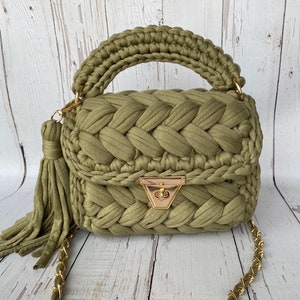 Hand Woven Bag/Handmade Bag/Crochet Bag/Knitted Bag/Hand Knitted Bag/Luxury Bag/Womens Bag/Designer Bag/Black Bag/Shoulder Bag image 1