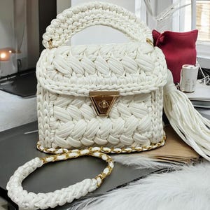 Handgewebte Tasche/Handgefertigte Tasche/Häkeltasche/Stricktasche/Handgestrickte Tasche/Luxustasche/Frauentasche/Designertasche/schwarze Tasche/Stricktasche