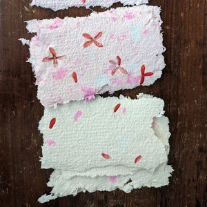Rumbia Flower Handmade Paper