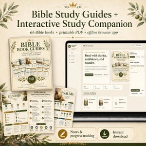 Bible Study Guide, Bible Made Simple, Bible Made Easy, Bible Book Summary, Bible Summary Guide, Bible Chapter Summary, Scripture Bundle