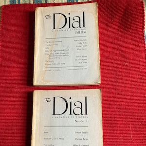 The Dial, A Magazine of Fiction, Vol. 1 - 1959 and Vol 2. 1960