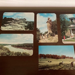 Cartes postales photo vintage du nord de l'Illinois