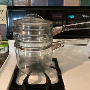 Pyrex glass double boiler - Double Boilers - Greenfield, Wisconsin, Facebook Marketplace