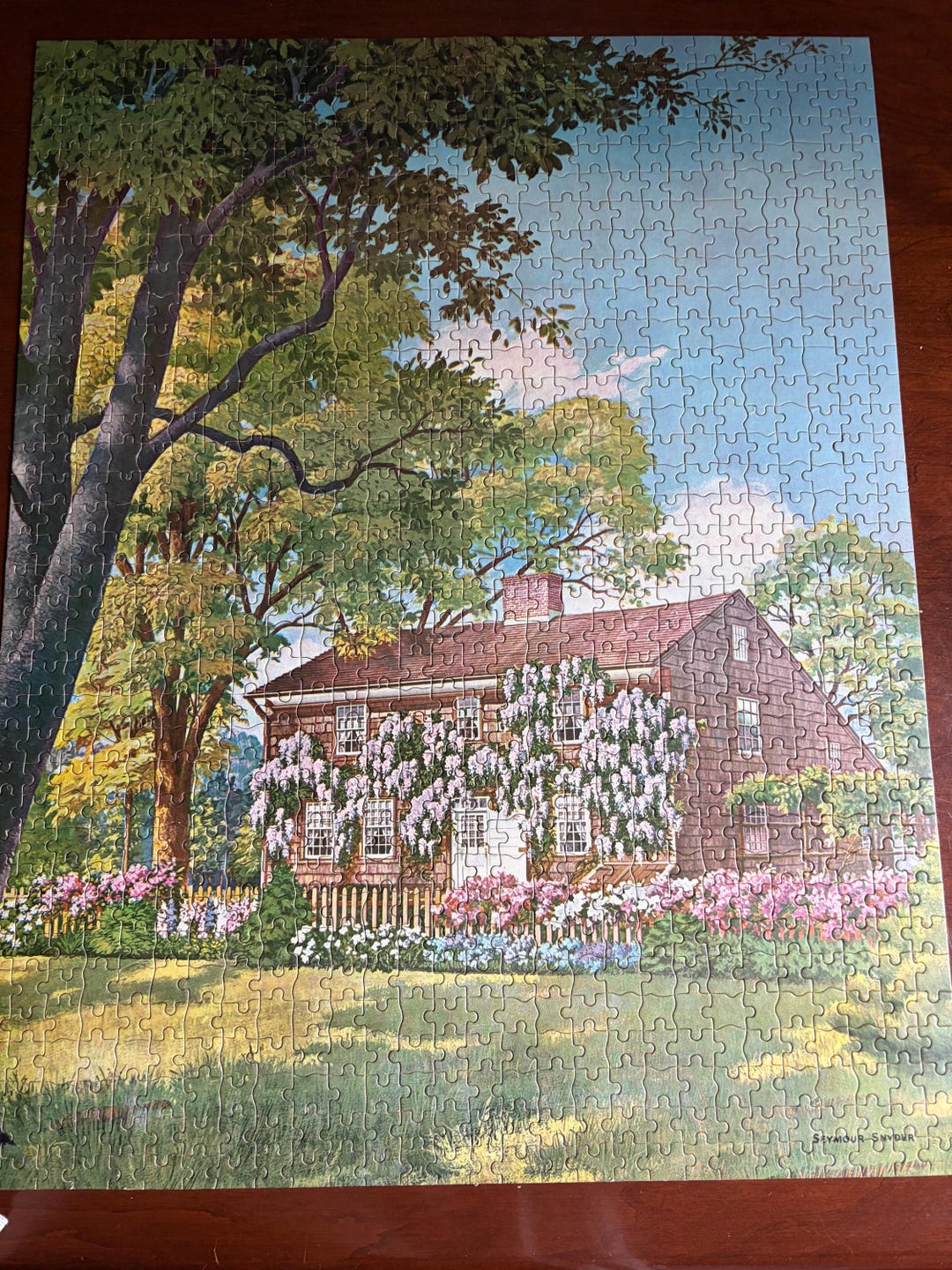 Vintage Built-rite 1000 Piece Picture Puzzle, Home Sweet Home - Etsy