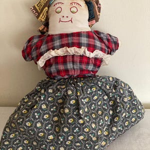 Hand-made Topsy-Turvy Doll from Holmes County, Ohio early 1960s