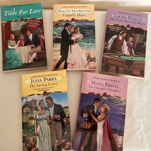 Zebra Regency Romance Novels