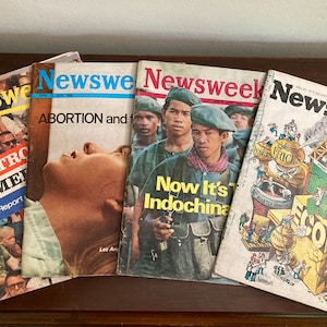 Vintage Newsweek Magazines from 1969-1970
