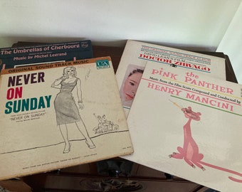Classic 1960s Movie Soundtrack LPs