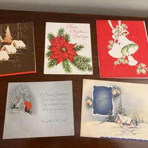 Jeu de cartes de Noël vintage #11