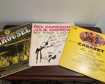 Vintage Broadway Original Cast Recordings, 3 Iconic Shows