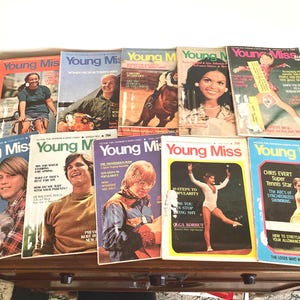 Revistas Young Miss de 1975 y 1976