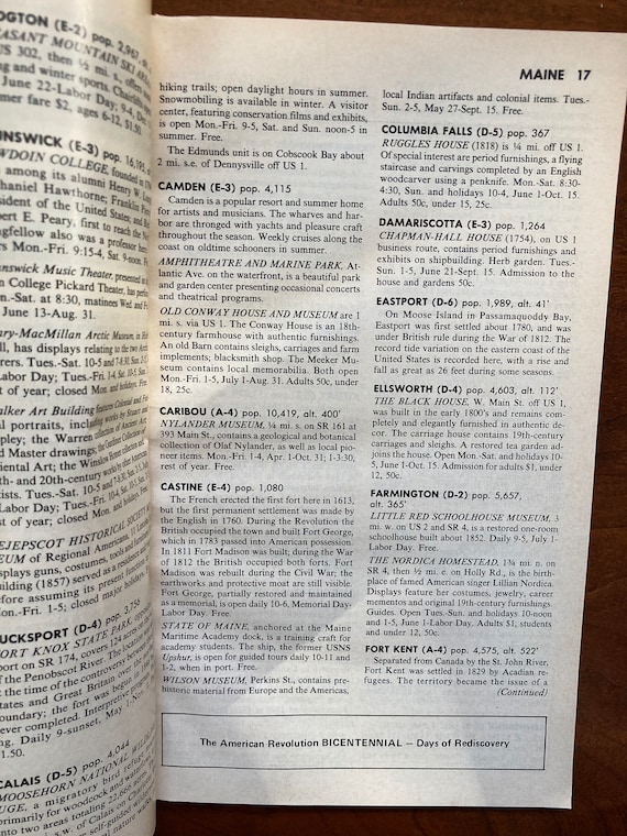AAA Tour Books From 1976 and 1984 - Etsy