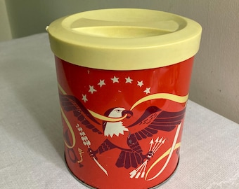 Vintage Shortening Tin, Procter & Gamble 1950s