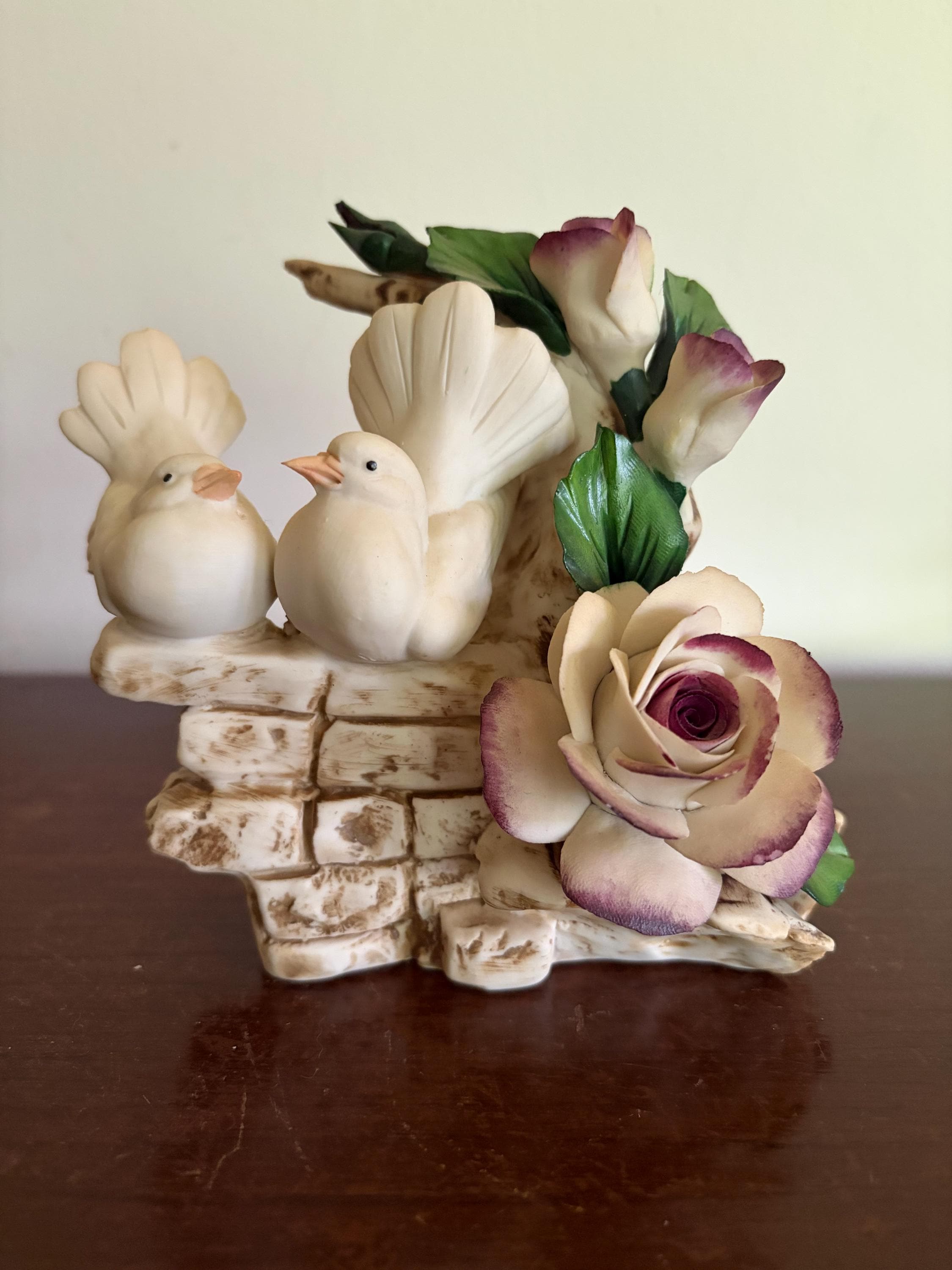 Capodimonte Porcelain Flower Napoleon Italy - Etsy