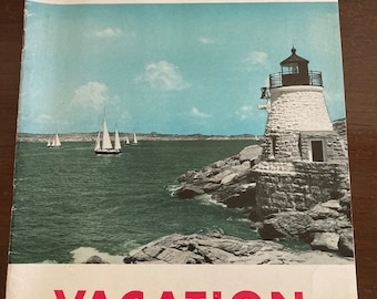 Rhode Island Vacation 1951 with separate brochures of places to stay.