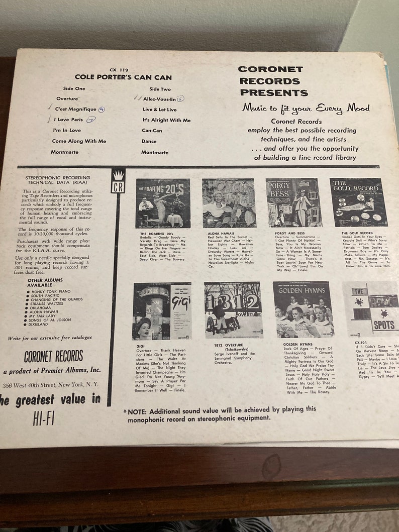 Vintage Vinyl Records, Musical Theater Re-imagined image 3