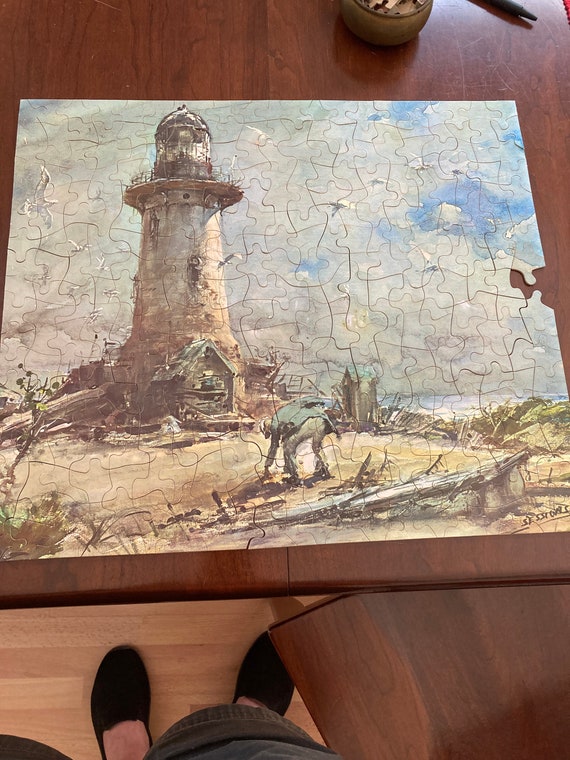 Vintage Whitman Deluxe Guild Jigsaw Puzzle Abandoned Etsy