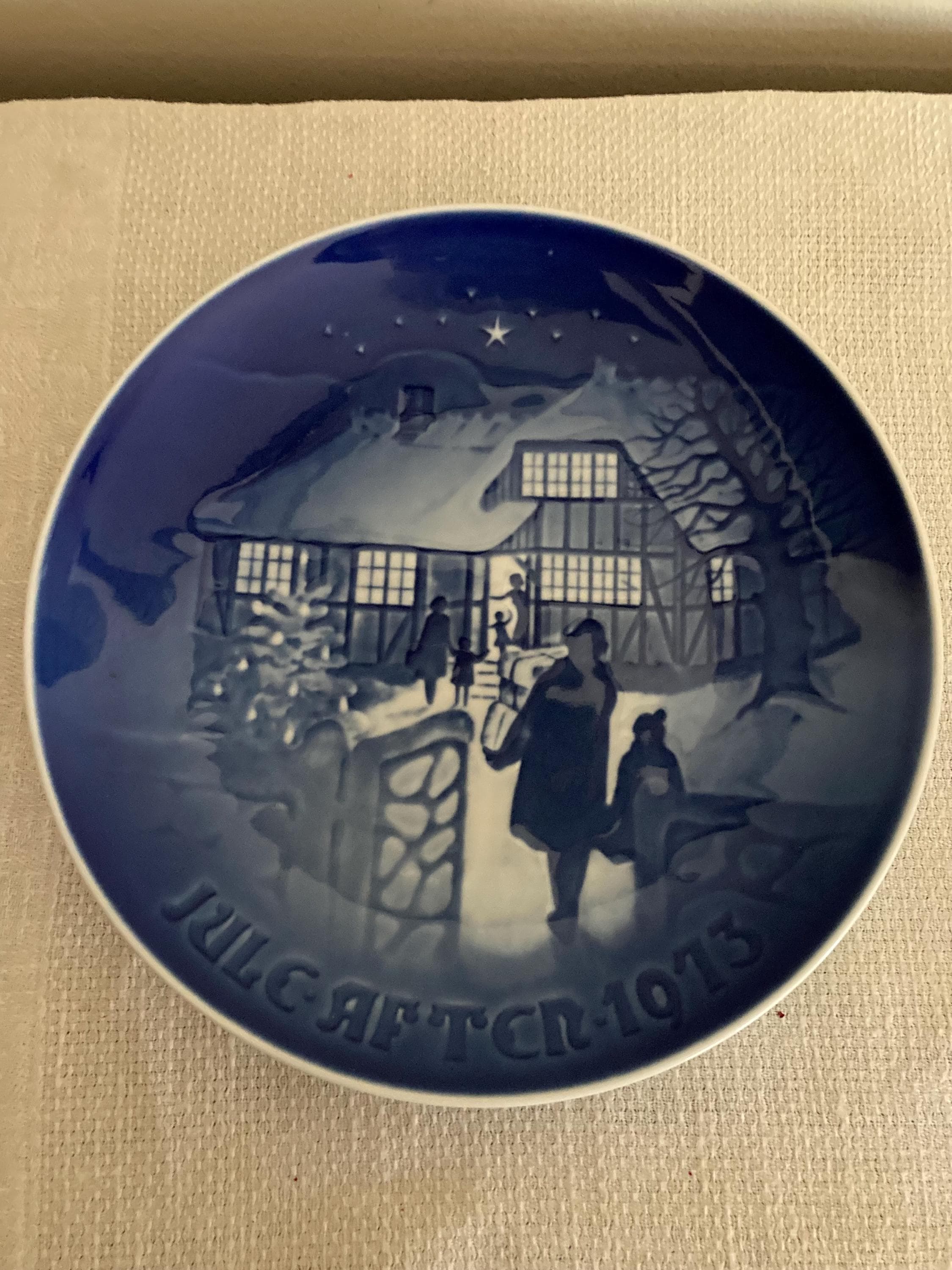 B&G Bing & Grondahl 1924年 クリスマスプレート100年前 B&G Bing