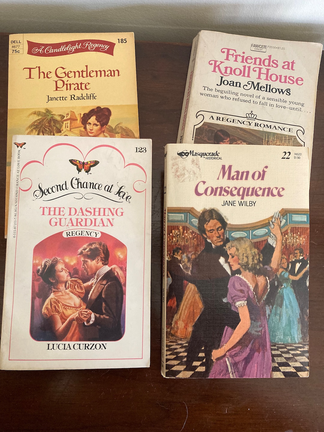 Four Vintage Regency Paperbacks 1970s-1980s - Etsy