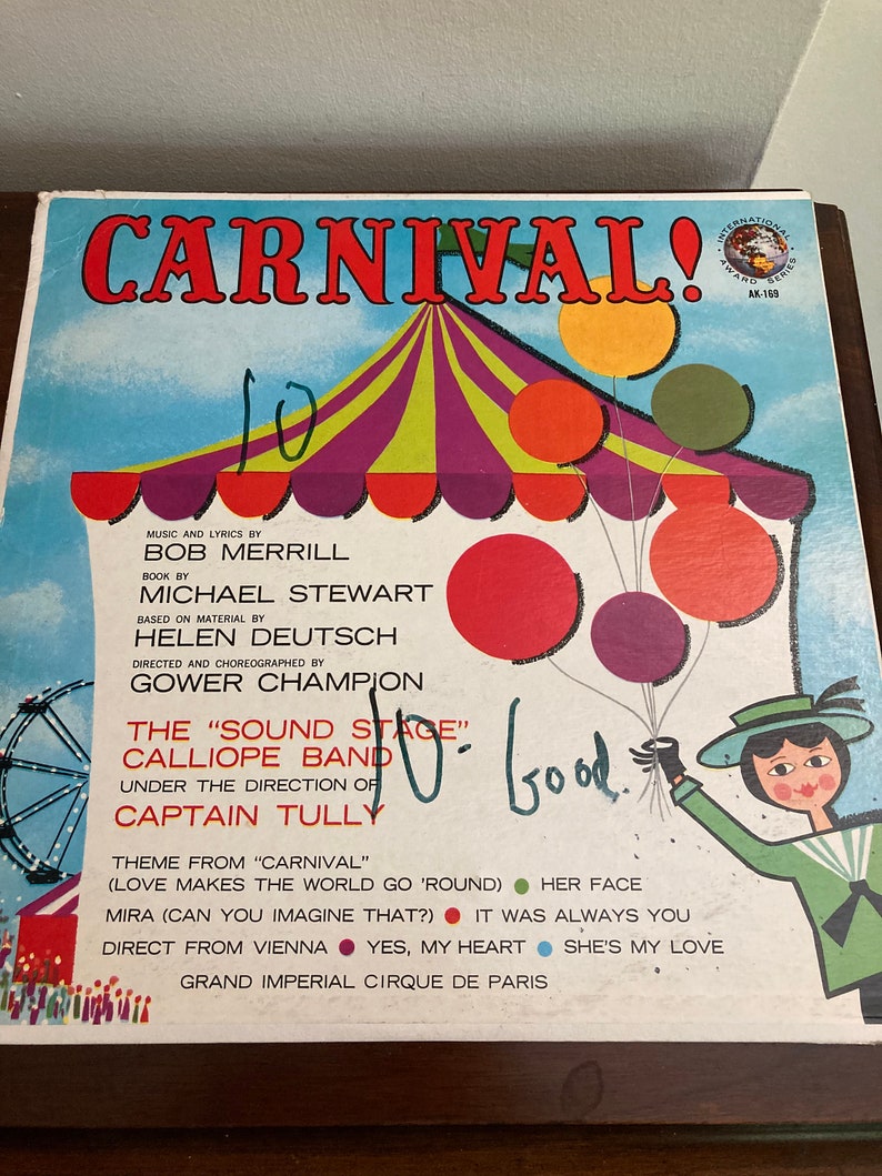 Vintage Vinyl Records, Musical Theater Re-imagined Carnival