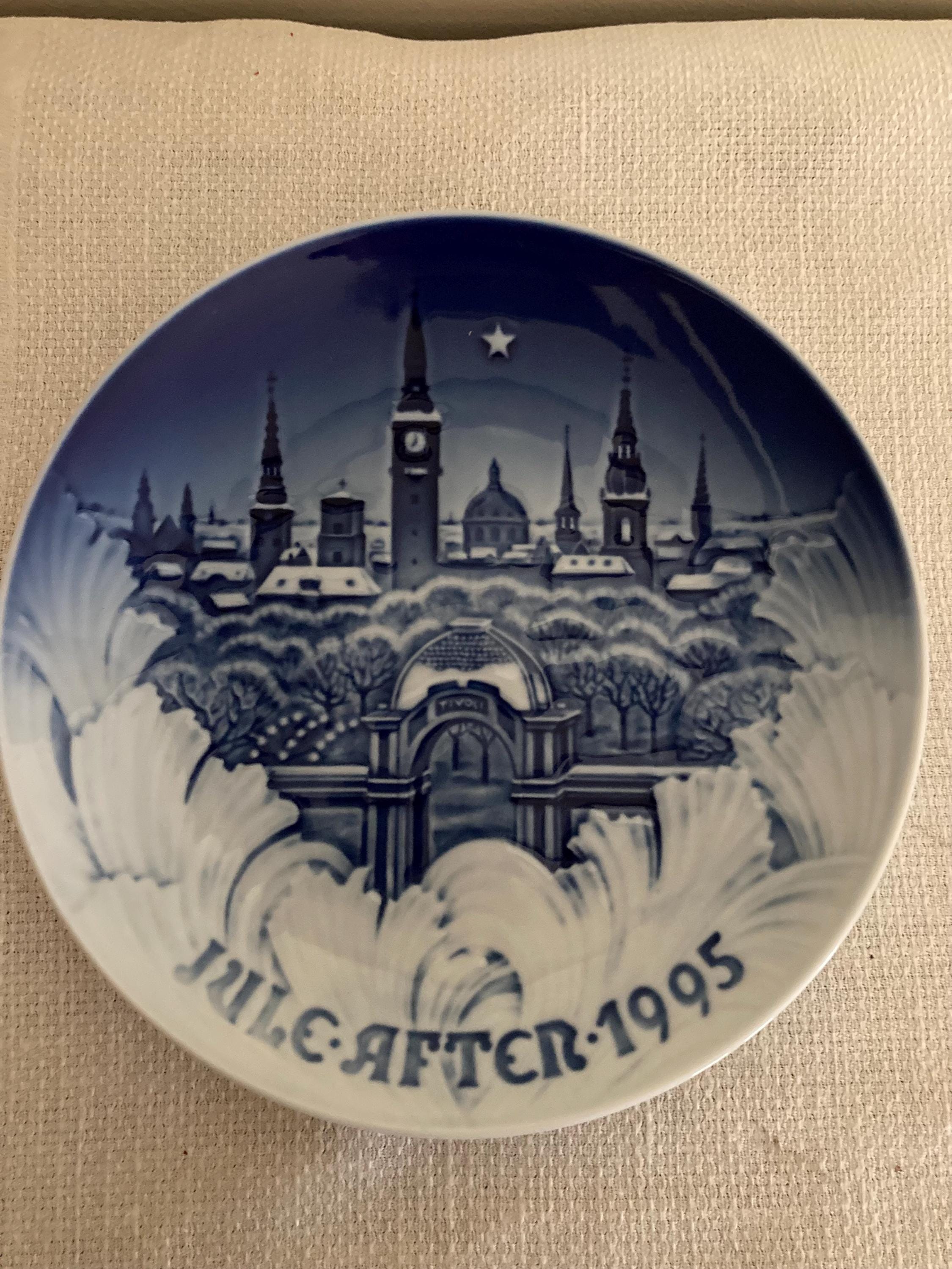 Vintage Blue and White Bing & Grøndahl Christmas Plates - Etsy