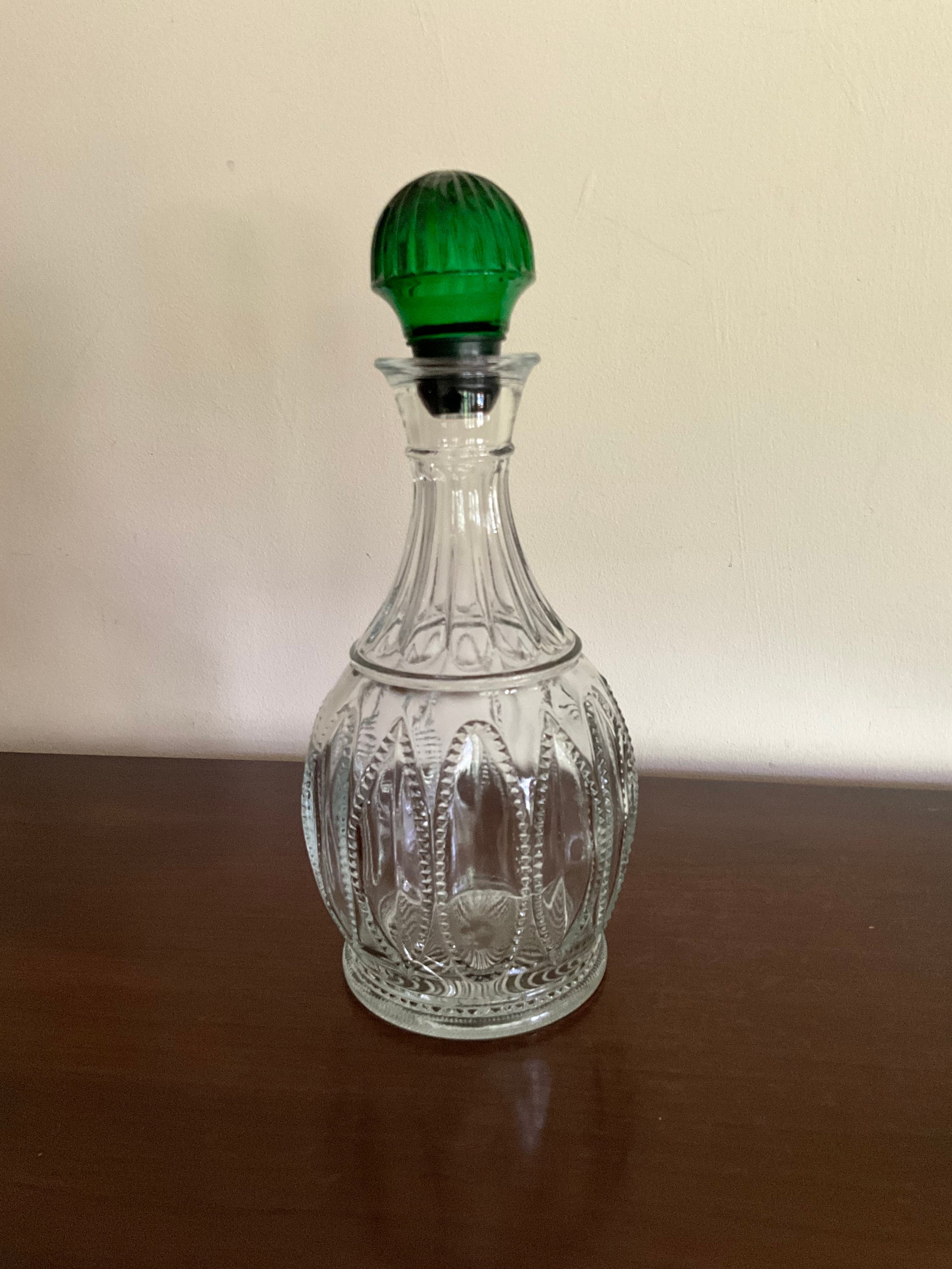 Avon Collectible Decanter with Emerald Green Stopper