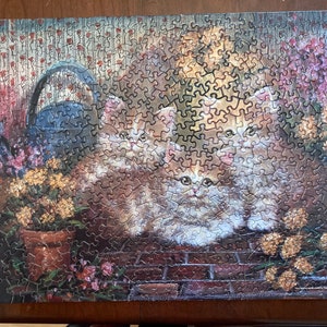 500 piece jigsaw puzzle - 3 kittens