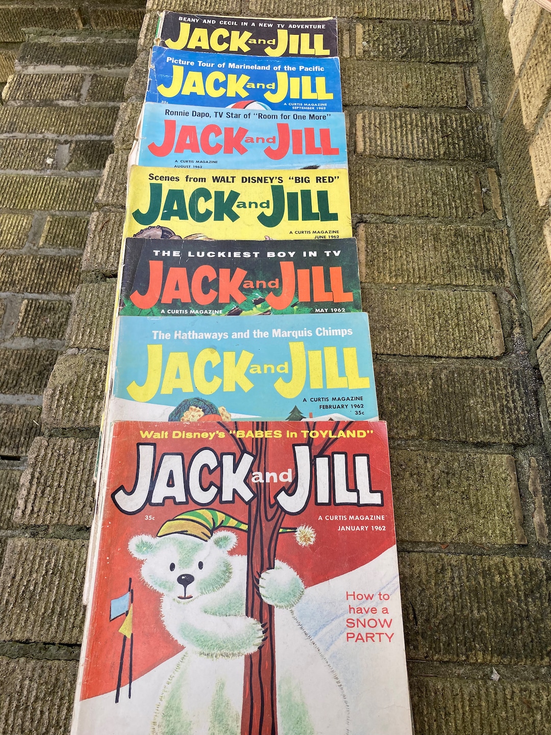 Jack and Jill Magazines 1962 - Etsy